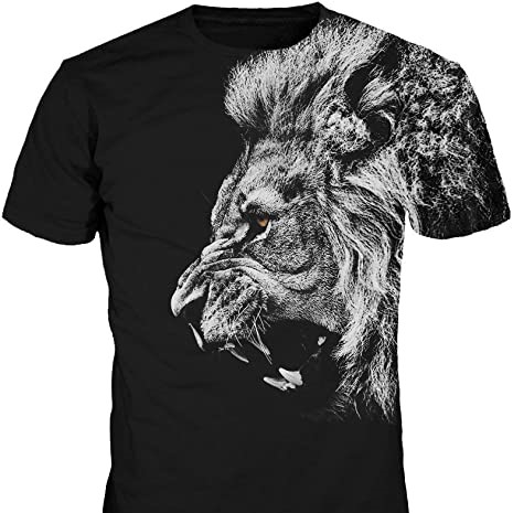 Black and White Lion Shirt – Lionoism